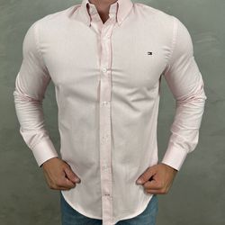 Camisa Manga Longa TH Rosa - 40898 - DROPA AQUI