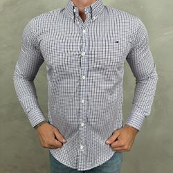 Camisa Manga Longa TH Xadrez - 40917 - DROPA AQUI