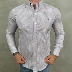 Camisa Manga Longa TH Xadrez - 40921 - DROPA AQUI