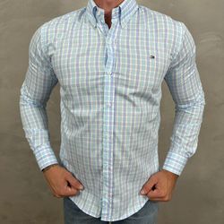 Camisa Manga Longa TH Xadrez - 40926 - DROPA AQUI