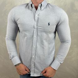 Camisa Manga Longa PRL Azul - 40951 - DROPA AQUI