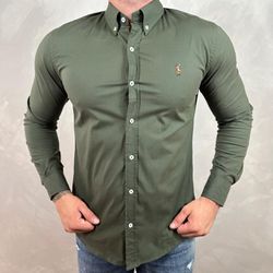 Camisa Manga Longa PRL Verde - 40960 - DROPA AQUI