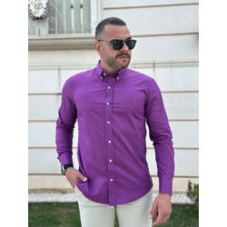 Camisa Manga Longa TH Roxo - 40965 - DROPA AQUI