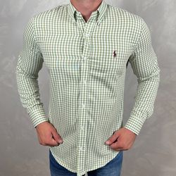 Camisa Manga Longa PRL Xadrez Verde - 41009 - DROPA AQUI