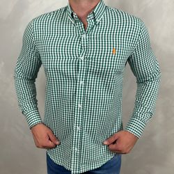 Camisa Manga Longa PRL Xadrez Verde - 41015 - DROPA AQUI