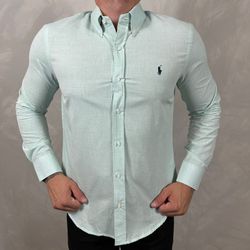 Camisa Manga Longa Linho PRL - 41020 - DROPA AQUI