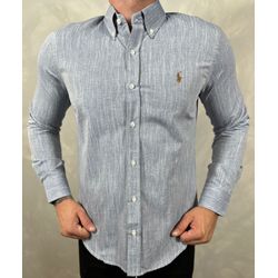 Camisa Manga Longa Linho PRL - 41026 - DROPA AQUI