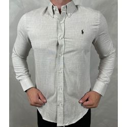 Camisa Manga Longa Linho PRL - 41027 - DROPA AQUI