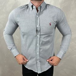 Camisa Manga Longa Linho PRL - 41029 - DROPA AQUI