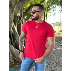Camiseta Armani Vermelha ⭐ - C-4102 - DROPA AQUI