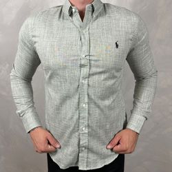 Camisa Manga Longa Linho PRL - 41034 - DROPA AQUI