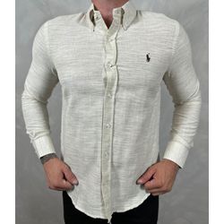 Camisa Manga Longa Linho PRL - 41035 - DROPA AQUI