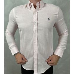 Camisa Manga Longa Linho PRL - 41039 - DROPA AQUI