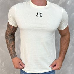 Camiseta Armani Off White - C-4105 - DROPA AQUI