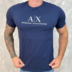 Camiseta Armani Azul Marinho - C-4106 - LOJA VIPIX