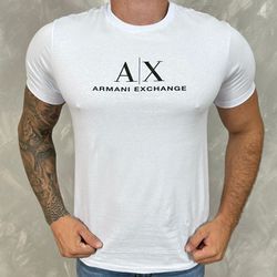 Camiseta Armani Branco - C-4107 - DROPA AQUI