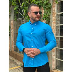 Camisa Manga Longa Aramis Azul - 41081 - VITRINE SHOPS