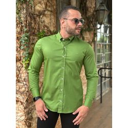 Camisa Manga Longa Ellus Verde - 41104 - VITRINE SHOPS