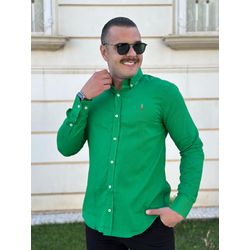 Camisa Manga Longa PRL Verde - 41123 - RP IMPORTS