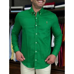 Camisa Manga Longa PRL Verde - 41126 - LOJA VIPIX