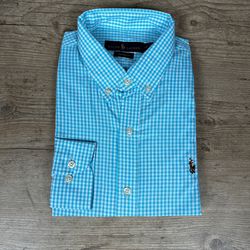 Camisa Manga Longa PRL Xadrez Azul - 41144 - DROPA AQUI