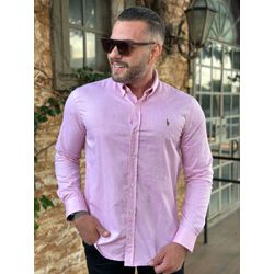 Camisa Manga Longa PRL Rosa - 41147 - VITRINE SHOPS