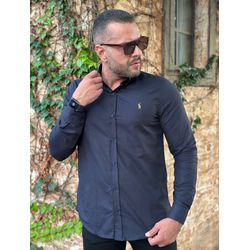 Camisa Manga Longa PRL Azul - 41154 - VITRINE SHOPS