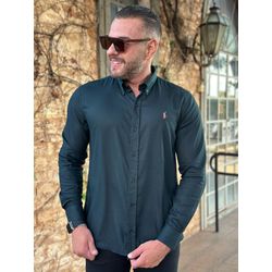 Camisa Manga Longa PRL Verde - 41157 - VITRINE SHOPS