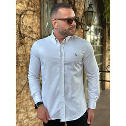 Camisa Manga Longa PRL Bege - 41158 - VITRINE SHOPS