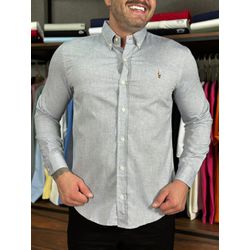 Camisa Manga Longa PRL Cinza - 41171 - LOJA VIPIX