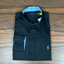 Camisa Manga Longa PRL Preto. - 41189. - DROPA AQUI