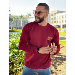 Blusa Moletom OSK Vinho - 4137 - DROPA AQUI