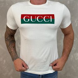 Camiseta Gucci Branco - A-4195 - BARAOMULTIMARCAS