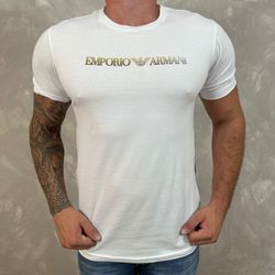 Camiseta Armani Branco - A-4202 - BARAOMULTIMARCAS