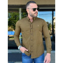 Camisa Manga Longa PRL Xadrez Amarelo - 42040 - VITRINE SHOPS