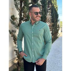 Camisa Manga Longa PRL Xadrez Verde - 42041 - DROPA AQUI