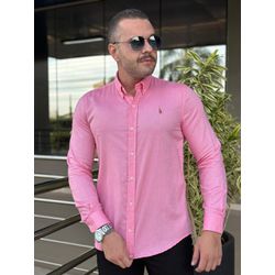 Camisa Manga Longa PRL Rosa - 42067 - LOJA VIPIX