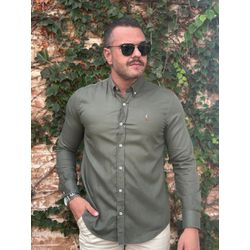 Camisa Manga Longa PRL Verde - 42082 - LOJA VIPIX