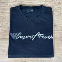 Camiseta Armani Preto - A-4212 - DROPA AQUI