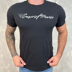 Camiseta Armani Preto - A-4212 - RP IMPORTS