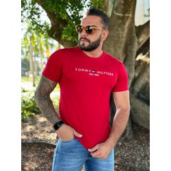 Camiseta TH Vermelho ⭐ - B-4229 - DROPA AQUI