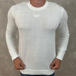 Suéter Armani Branco DFC - 4244 - LOJA VIPIX