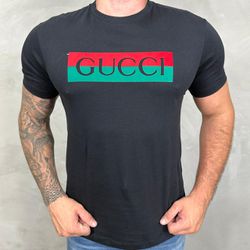 Camiseta Gucci Preto - A-4270 - BARAOMULTIMARCAS