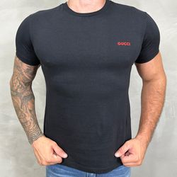 Camiseta Gucci Preto - A-4274 - BARAOMULTIMARCAS