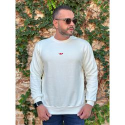 Blusa Moletom Diesel Branco - 4286 - DROPA AQUI