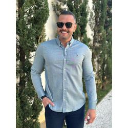 Camisa Manga Longa PRL Verde - 43000 - REI DO ATACADO