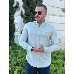 Camisa Manga Longa PRL Verde - 43006 - REI DO ATACADO