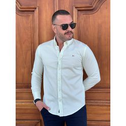 Camisa Manga Longa Aramis Verde - 43015 - REI DO ATACADO