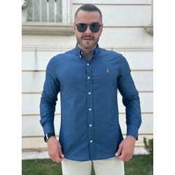 Camisa Manga Longa PRL Azul - 43041 - RP IMPORTS