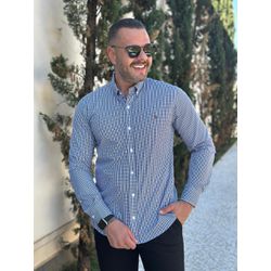 Camisa Manga Longa PRL Xadrez Azul - 43046 - RP IMPORTS